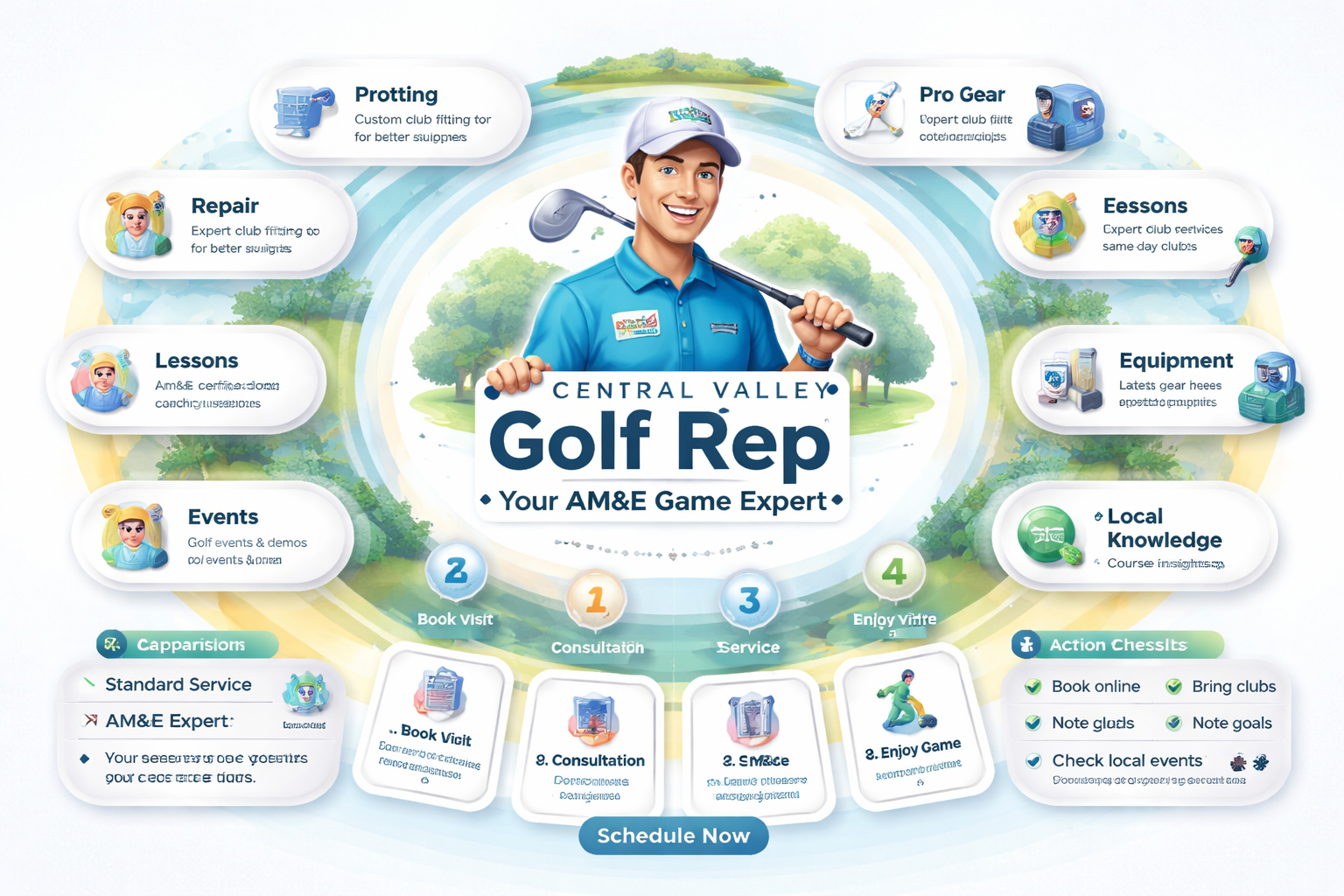 am&e golf rep for the central valley