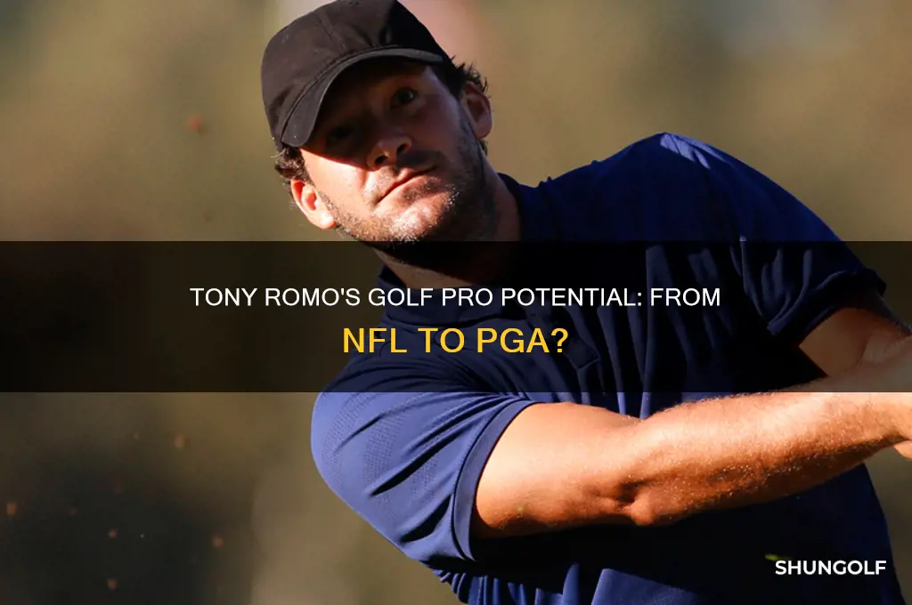 could tony romo be a pro golfer