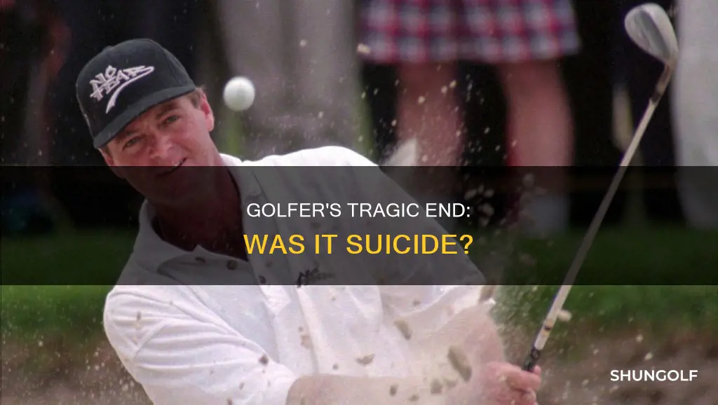 did a golfer commit suicide