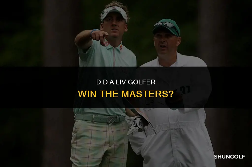 did a liv golfer win the masters