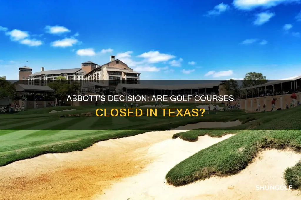 did abbott close golf courses