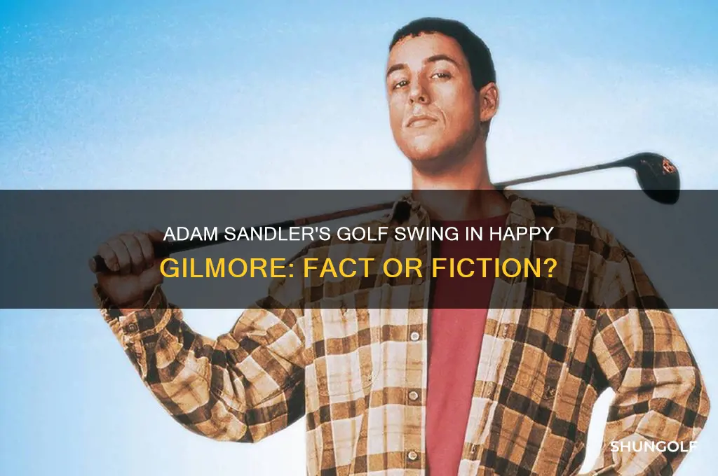 did adam sandler play golf in happy gilmore