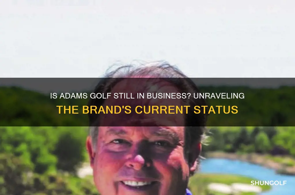 did adams golf go out of business