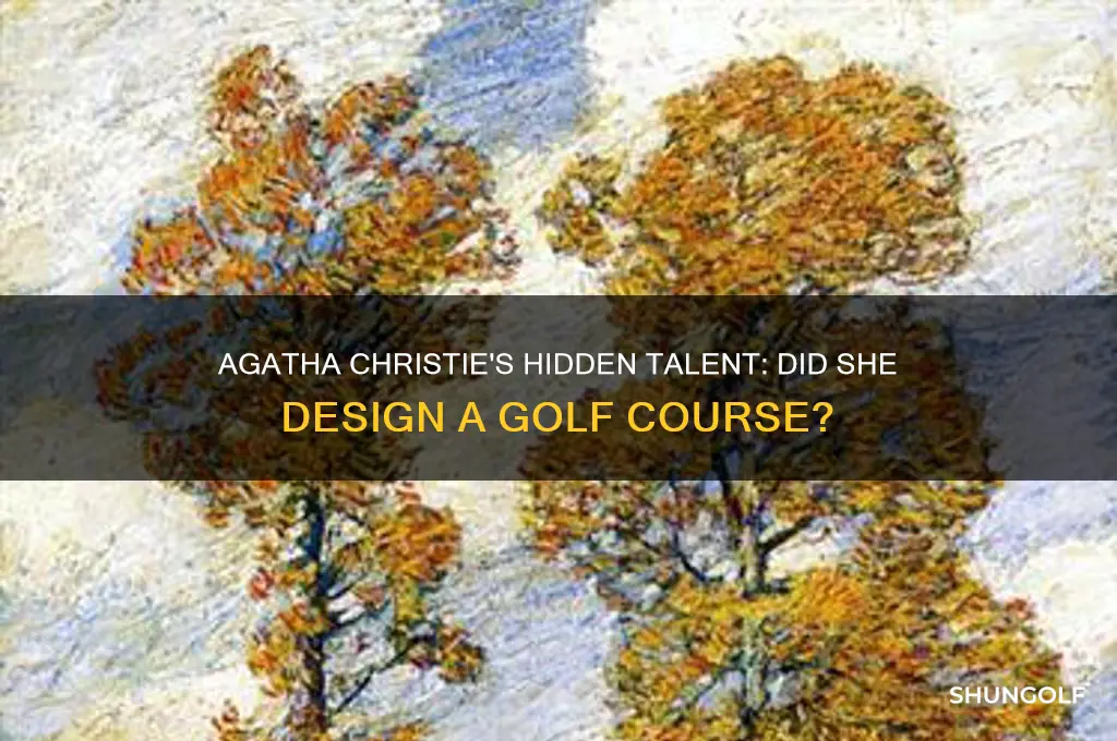 did agatha christie design a golf course