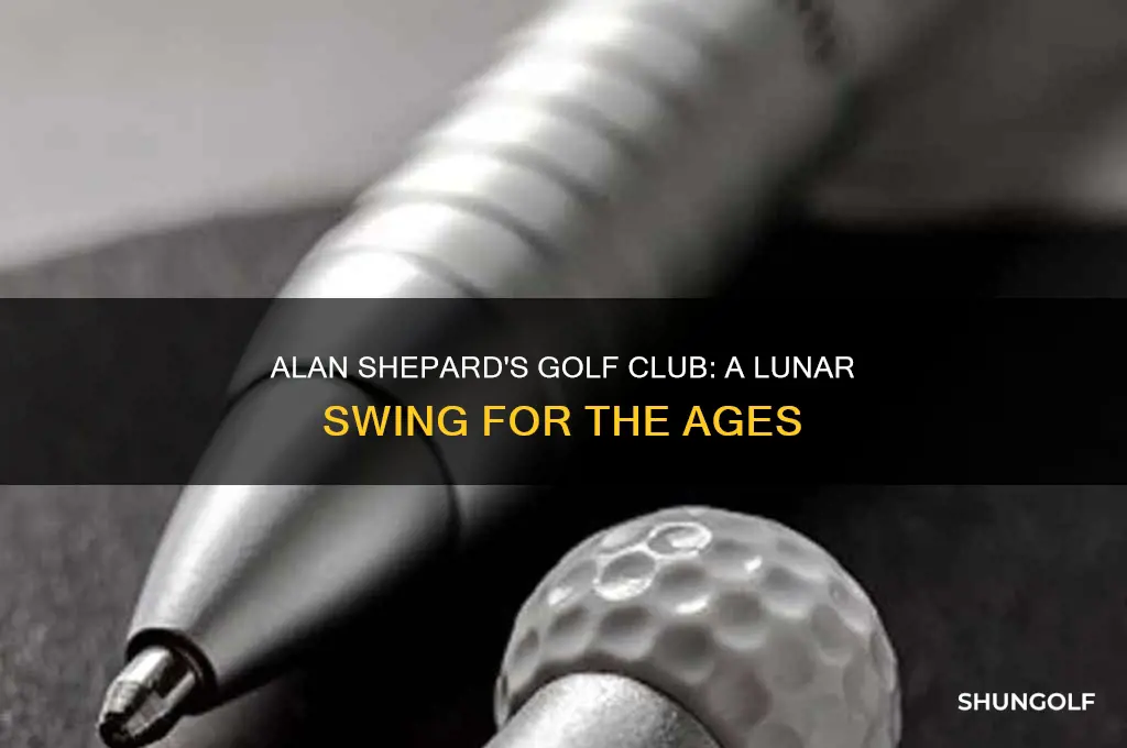 did alan shepard bring a golf club