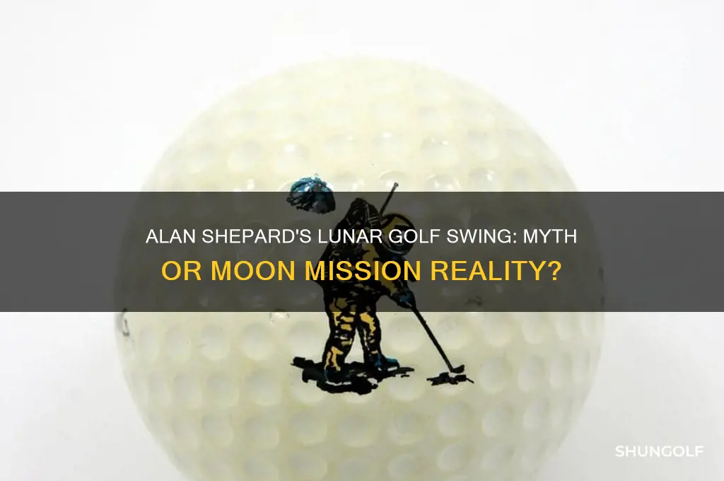 did alan shepard play golf on the moon