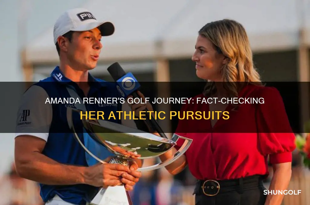 did amanda renner play golf