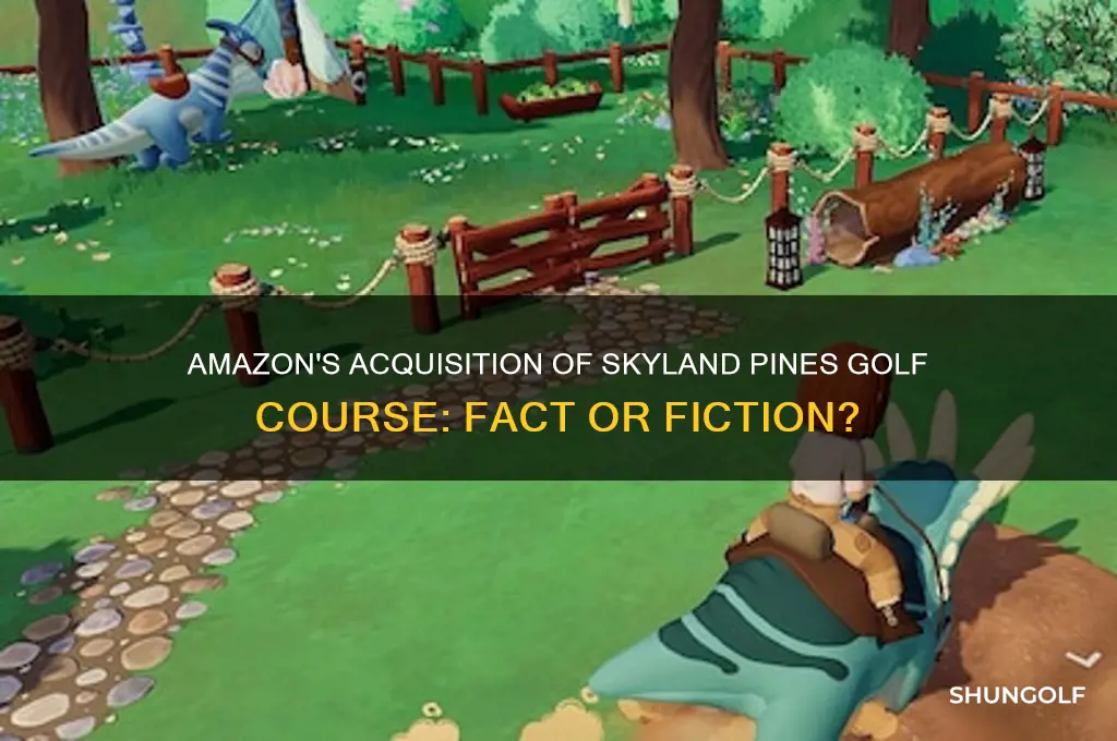 did amazon buy skyland pines golf course