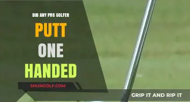 One-Handed Putt: A Pro Golfer's Unconventional Technique Explored
