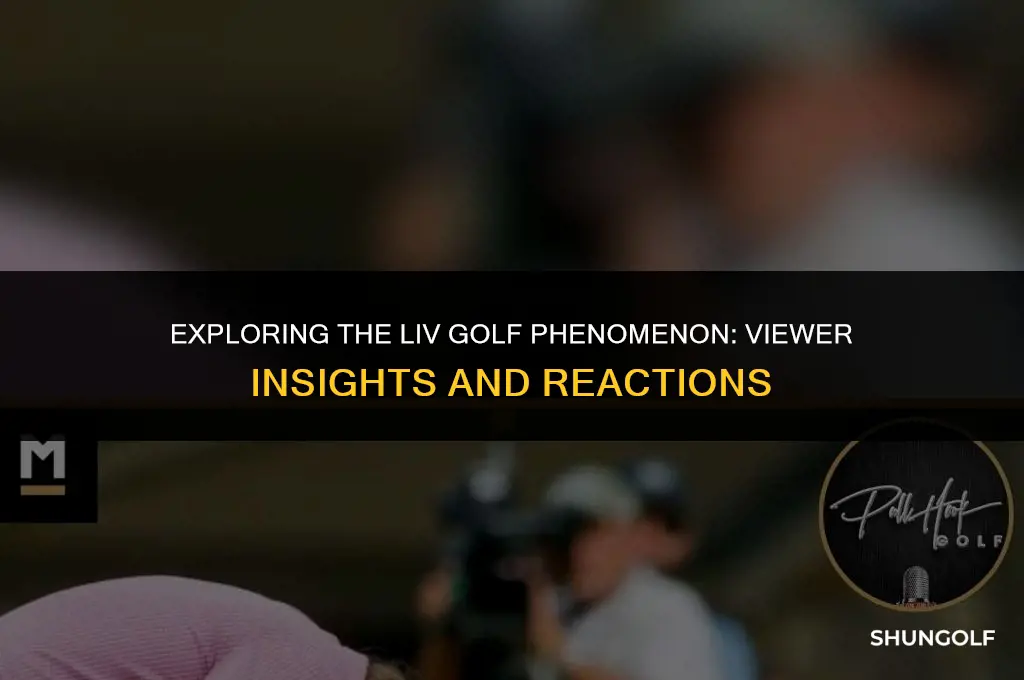 did anyone watch liv golf