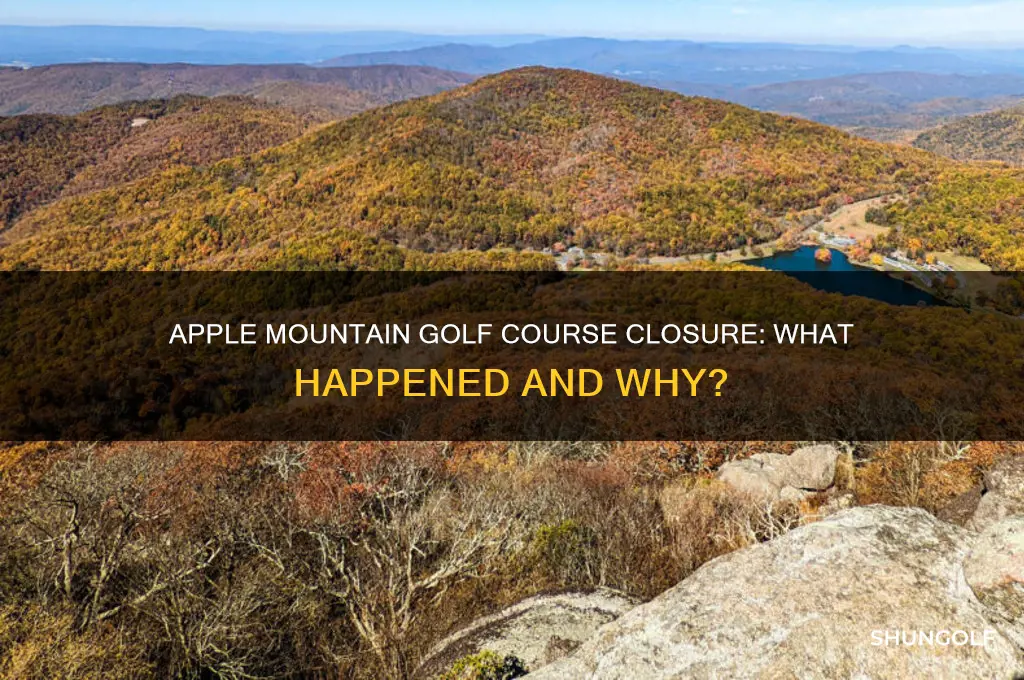 did apple mountain golf course close