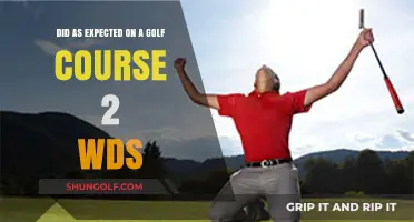 Golf Course Expectations Met: A Two-Word Recap
