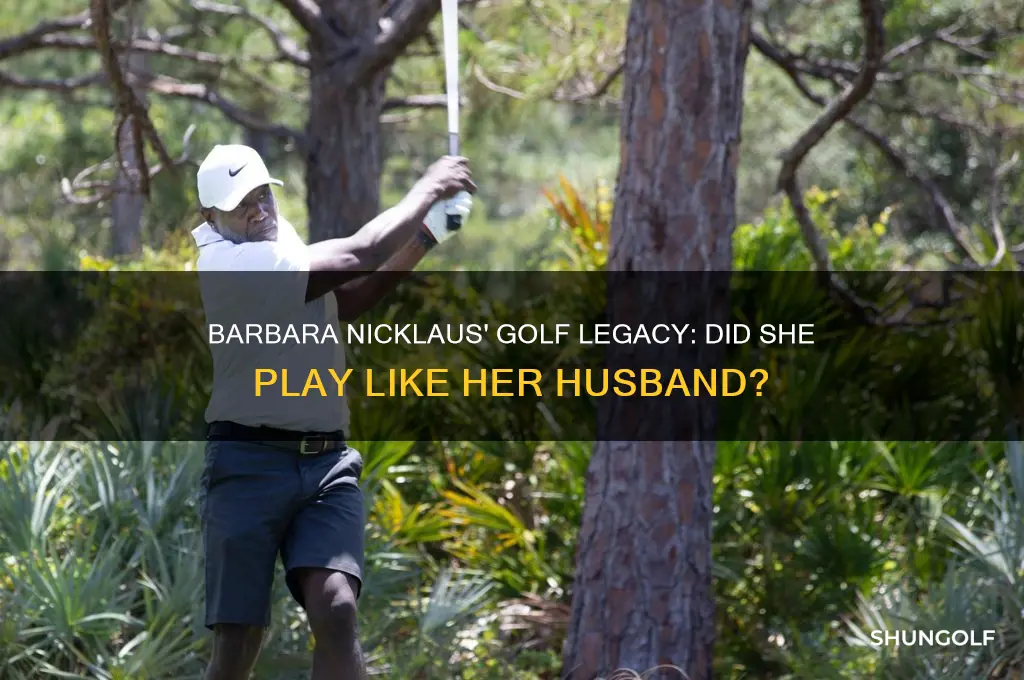 did barbara nicklaus play golf