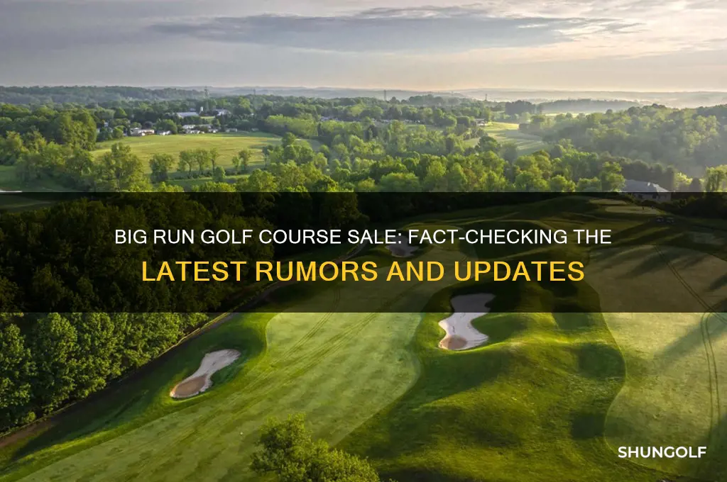 did big run golf course sell