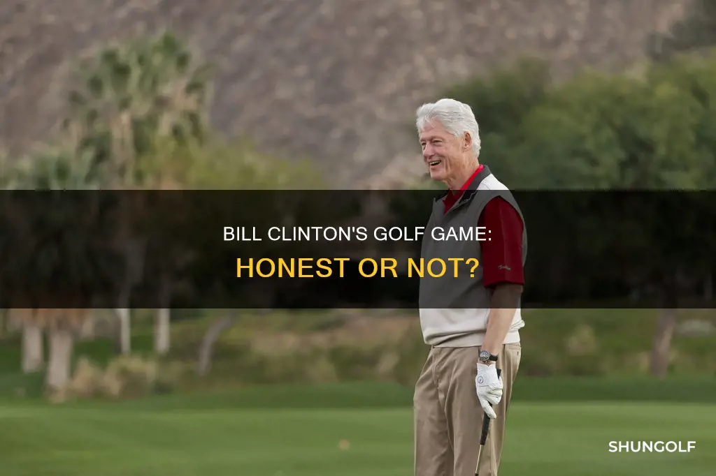 did bill clinton cheat at golf