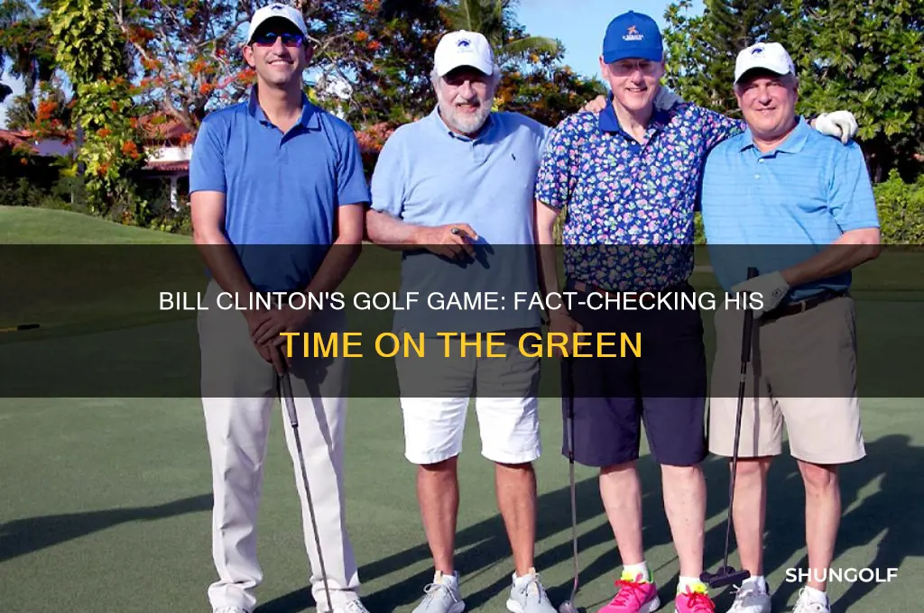 did bill clinton play golf