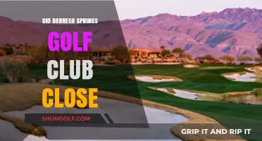 Borrego Springs Golf Club Closure: What Happened and Why?