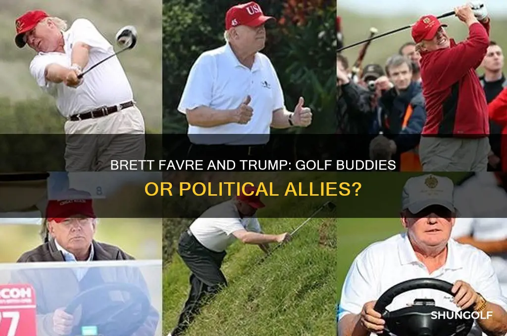 did brett favre play golf with trump
