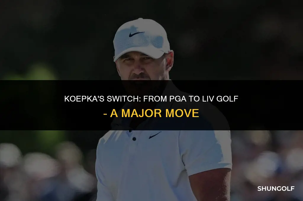 did bruce koepka join liv golf
