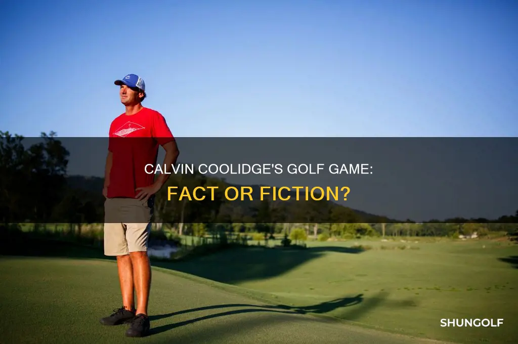 did calvin coolidge play golf