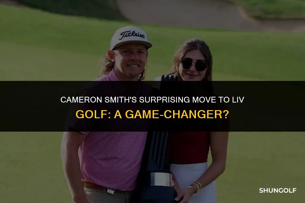 did cameron smith join live golf