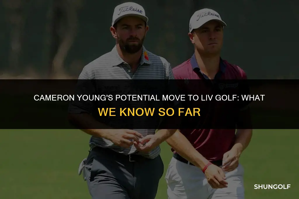 did cameron young join liv golf