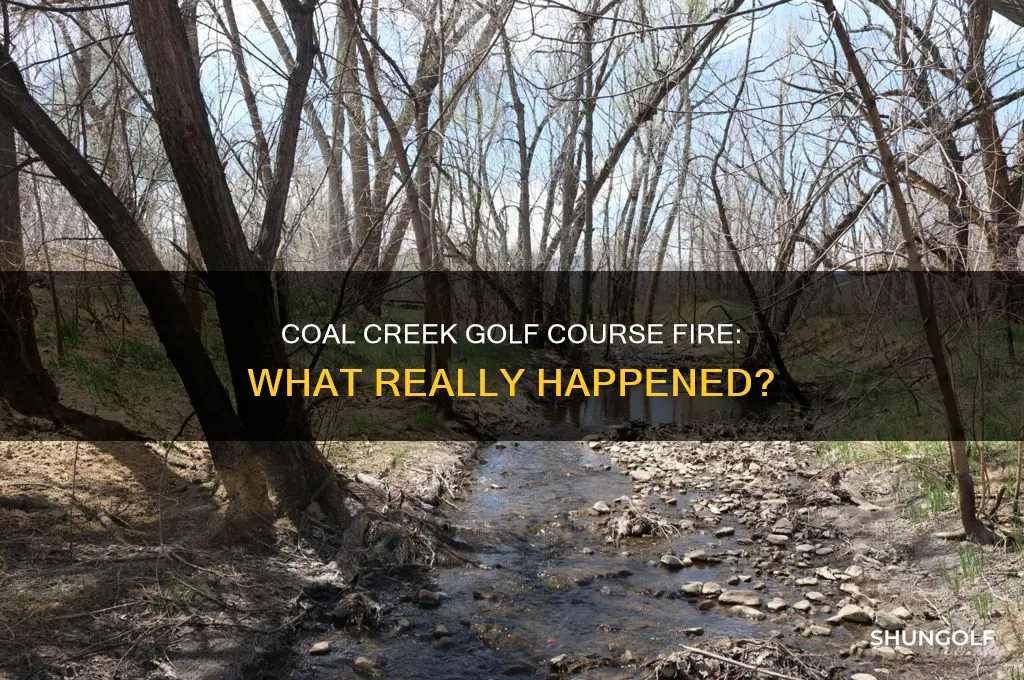 did coal creek golf course burn