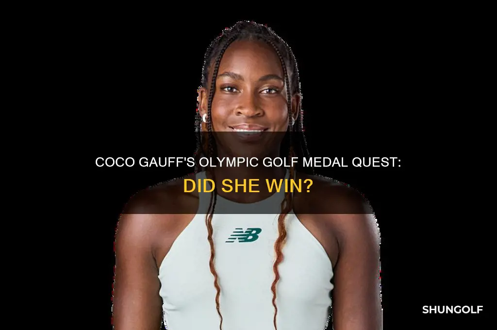did coco golf win a medal at the olympics