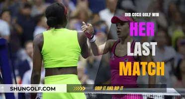 Coco Golf's Last Match: Did She Secure the Victory?