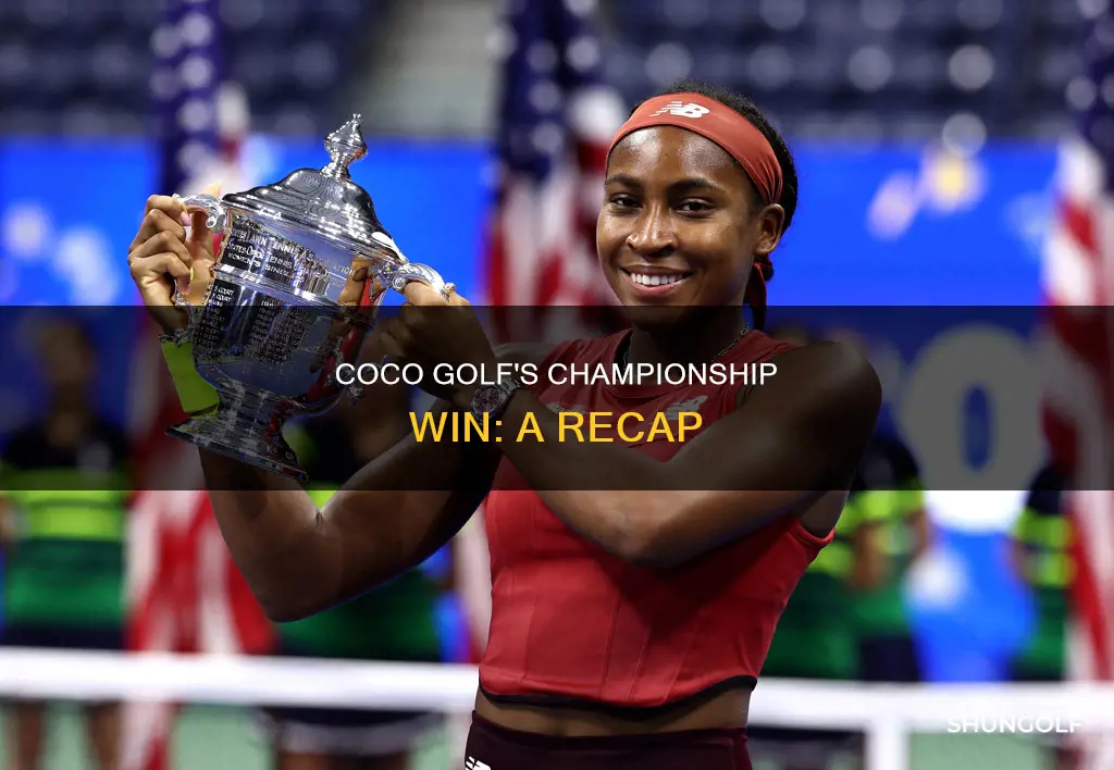 did coco golf win the championship