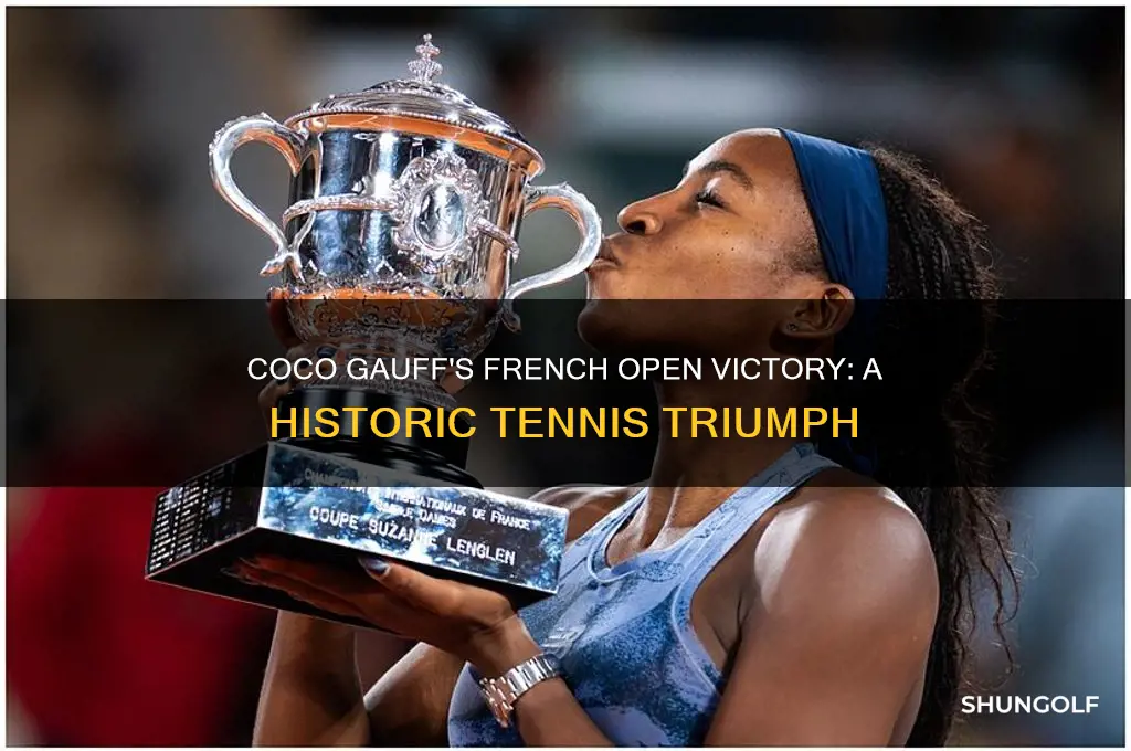 did coco golf win the french open