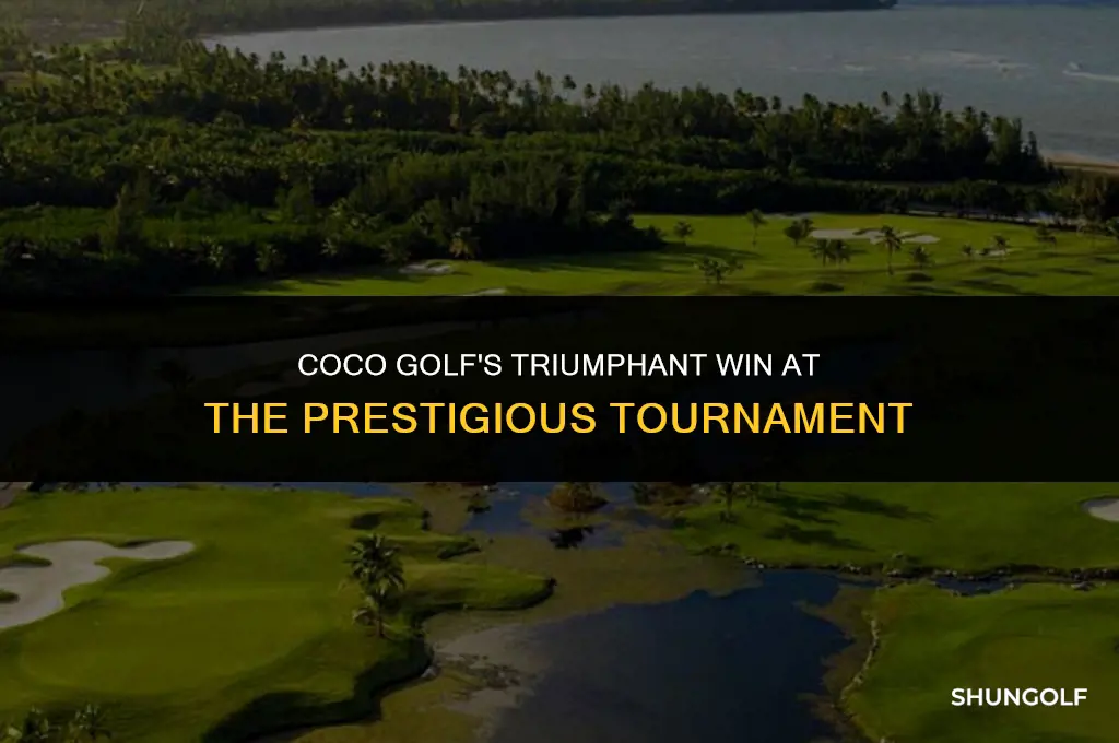 did coco golf win the tournament