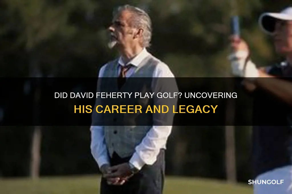 did david feherty play golf