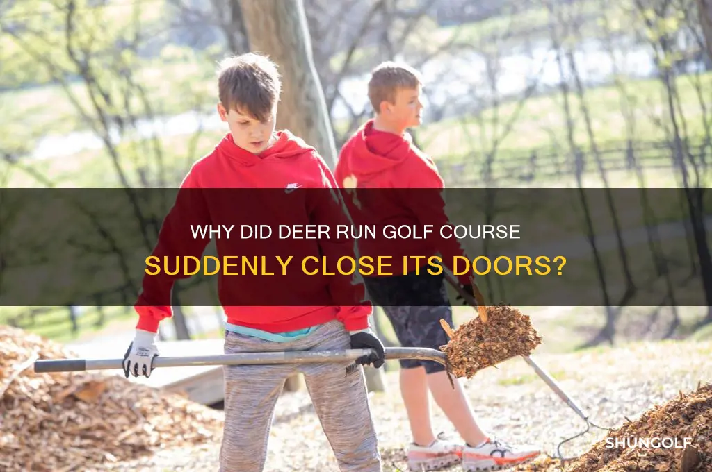 did deer run golf course close