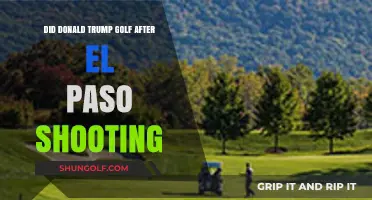 Trump's Golf Outing Post-El Paso Shooting: Timing and Reactions