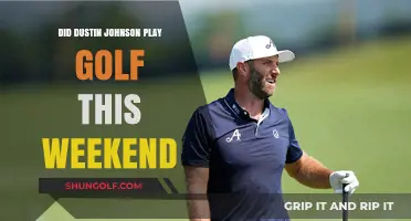 Dustin Johnson's Weekend Golf Activity: Did He Tee Off?