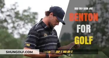 EKU Golf Team Welcomes Joe Benton: Signing Confirmed or Rumor?