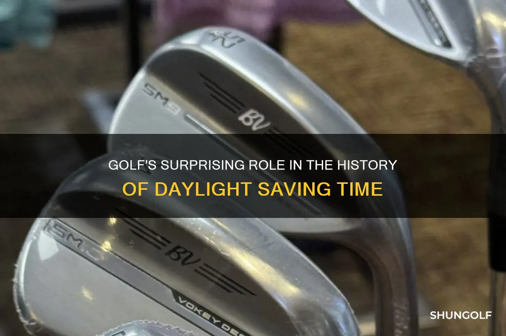 did golf have something to do with daylight savings