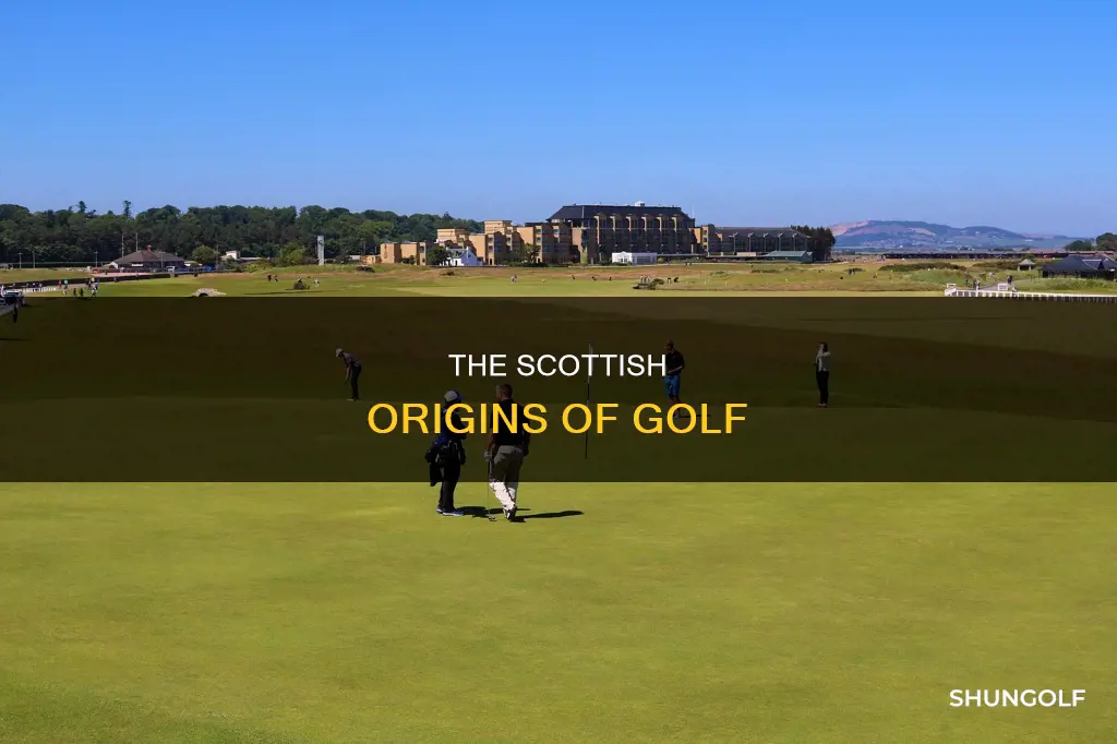 did golf originate in scotland