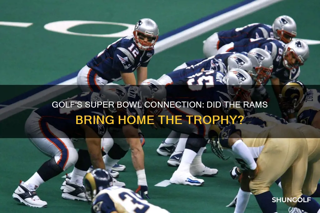 did golf win a superbowl with the rams