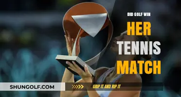 Golf's Tennis Match: Who Won?