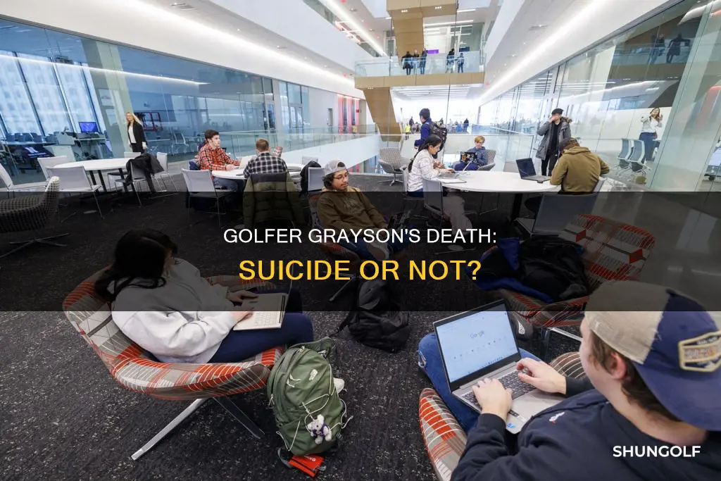 did golfer grayson commit suicide