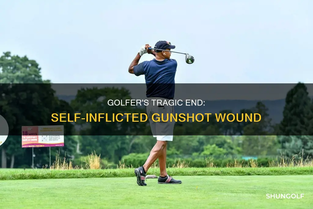 did golfer shoot himself