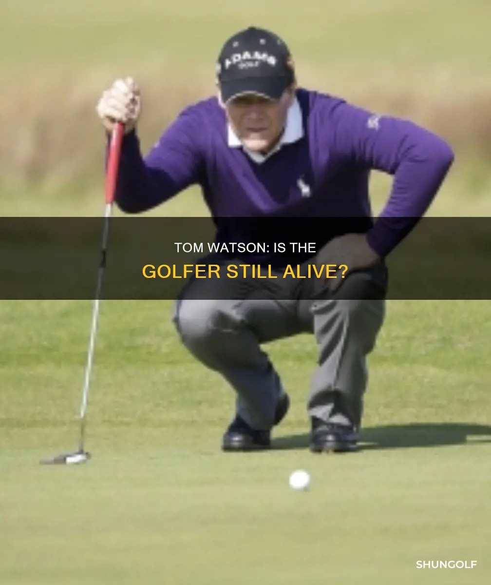 did golfer tom watson died