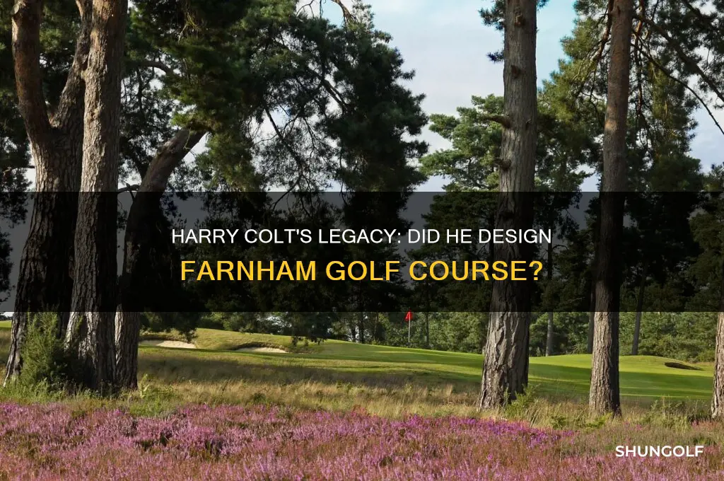 did harry colt designed farnham golf course