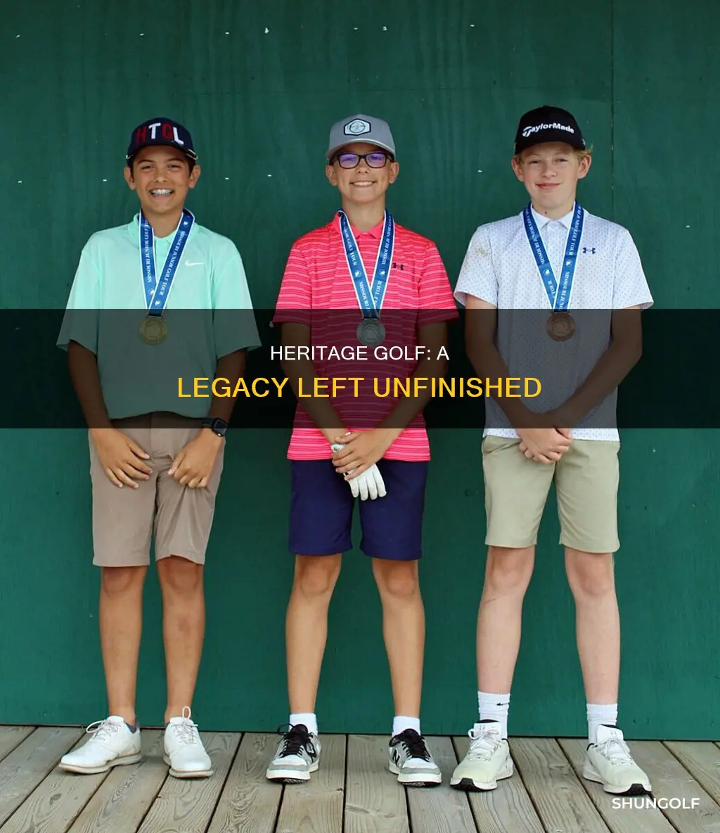 did heritage golf finish