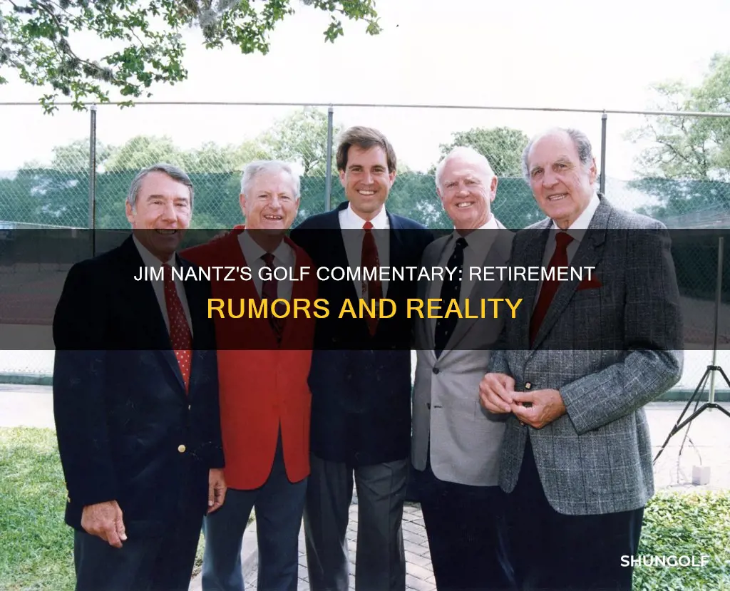 did jim nantz retire from golf