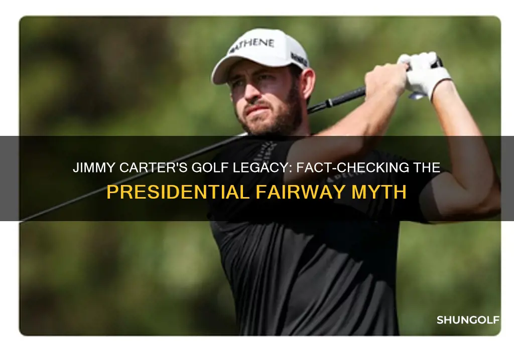 did jimmy carter golf
