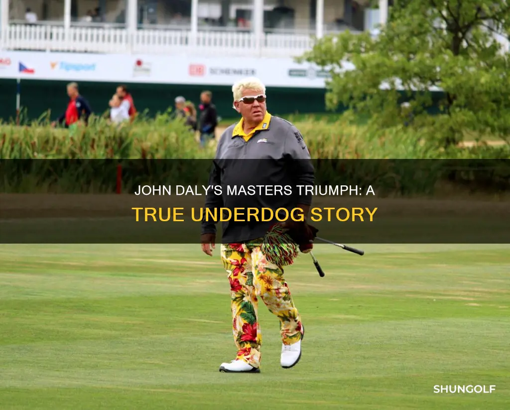 did john daly win a masters