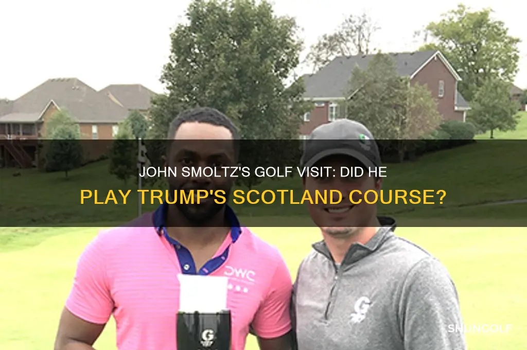 did john smoltz play at trump